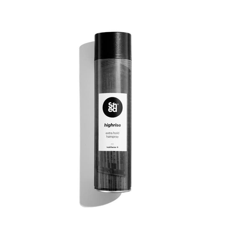 A product picture of Highrise Extra Hold Hairspray.